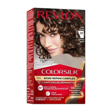 Revlon, Color Silk Permanent Hair Color 030 Dark Brown, 1 Count