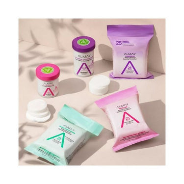 Almay, Longwear Makeup Remover Cleansing Towelettes, 25 Count (Case Of 2)