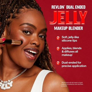 Revlon, Dual Ended Jelly Makeup Blender Tool, 1 Count (Case Of 3)