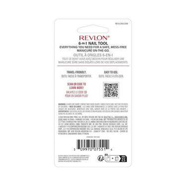 Revlon, Heavy Duty 6-In-1 Nail Clipper, 1 Count (Case Of 3)