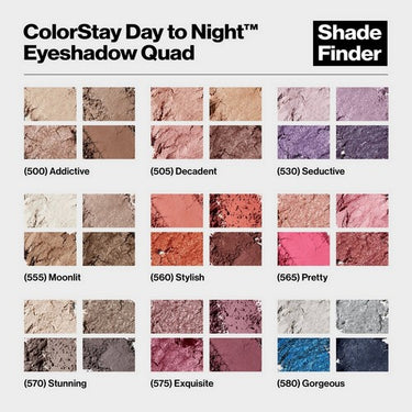 Revlon, ColorStay 16 Hour Matte Eye Shadow Quad Seductive, 0.16 Oz (Case Of 2)