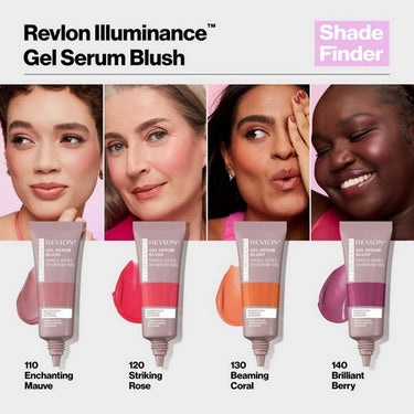 Revlon, Illuminance Gel Serum Blush 120 Striking Rose, 0.37 Oz (Case Of 2)