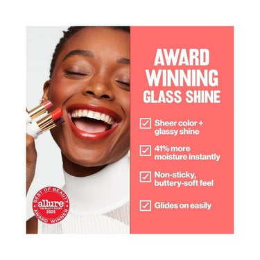 Revlon, Super Lustrous Glass Shine Lip Balm 005 Glossed Up Rose, 0.11 Oz (Case Of 2)