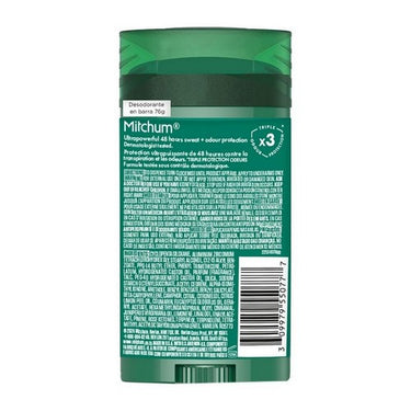 Mitchum, Men Triple Odor Defense Antiperspirant And Deodorant Intense Energy, 76 Grams