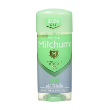 Mitchum, Women Triple Odor Defense Gel Antiperspirant And Deodorant Unscented, 96 Grams