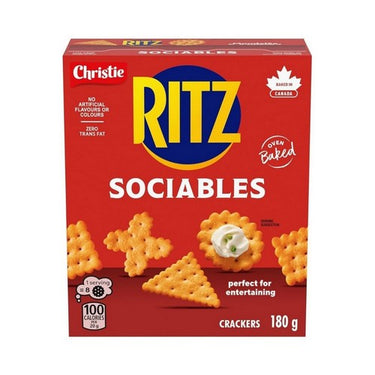Sociables Crackers 180 Grams (Case Of 12) by Ritz