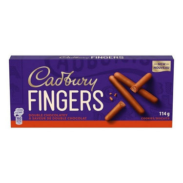 Dairy Milk Fingers Double Chocolate Biscuits 114 Grams (Case Of 12) by Cadbury