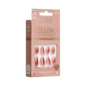 Bare But Better Press On Nails Shine Dark Pink 30 Count (Case Of 2) by KISS Products