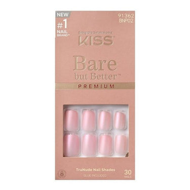 Bare But Better Press On Nails Spicy Light Pink 30 Count (Case Of 2) by KISS Products