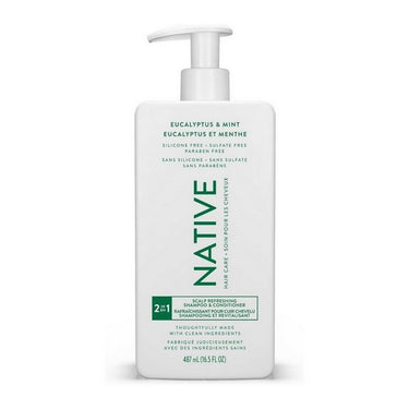 Eucalyptus And Mint 2-In-1 Shampoo And Conditioner 487 Ml by Native