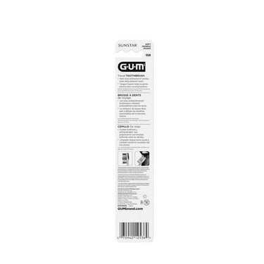 Sunstar Gum, Travel Toothbrush With Antibacterial Bristles And Folding Handle, 1 Count