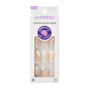 Press On Fake Nails On My Mind Medium 30 Count (Case Of 3) by KISS Products