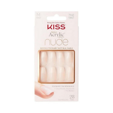 Salon Acrylic Nude French Nails Leiani 1 Count (Case Of 2) by KISS Products