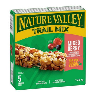 Mixed Berry Trail Mix Granola Bars 175 Grams (Case Of 12) by Nature Valley