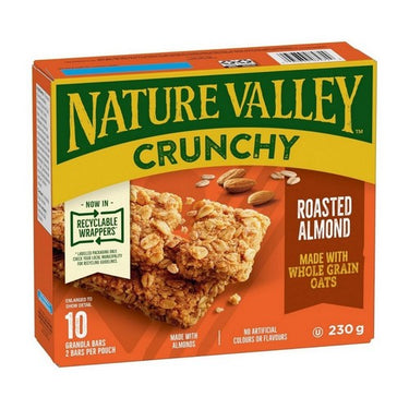 Roasted Almond Granola Bars 230 Grams (Case Of 12) by Nature Valley