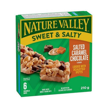 Sweet And Salty Caramel Granola Bars 210 Grams (Case Of 12) by Nature Valley