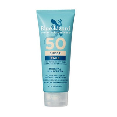 Sheer Face Mineral SPF 50 Sunscreen Lotion 50 Ml (Case Of 12) by Blue Lizard