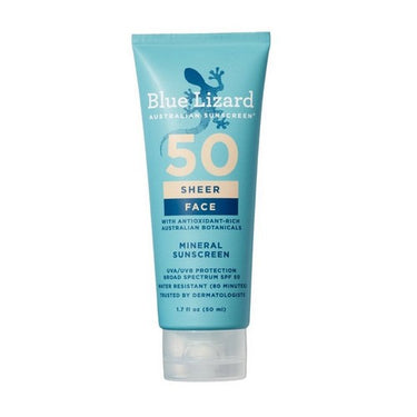 Sheer Face Mineral SPF 50 Sunscreen Lotion 50 Ml (Case Of 12) by Blue Lizard