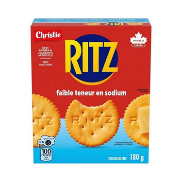 Ritz, Low Sodium Crackers, 180 Grams (Case Of 12)