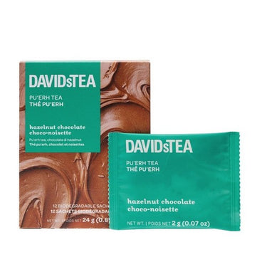 Hazelnut Chocolate Tea Pack 12 Count (Case Of 6) by DavidsTea