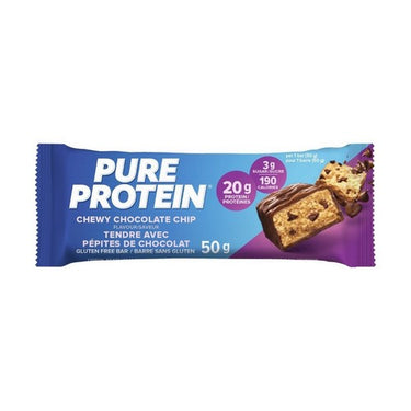 Chewy Oat Bar Chocolate Chip 50 Grams (Case Of 6) by Pure Protein
