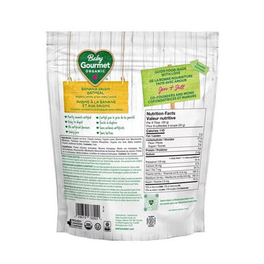 Baby Gourmet, Banana Raisin Oatmeal Organic Wholegrain Cereal For Babies 6 Plus Months, 227 Grams (Case Of 6)