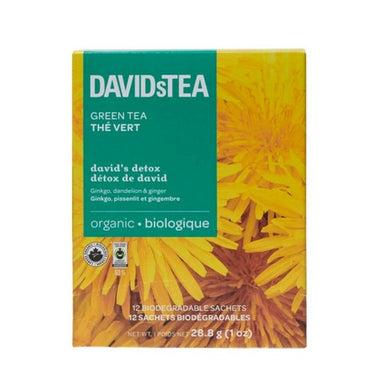Organic Detox Tea Pack 12 Count by DavidsTea