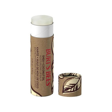 Burt's Bees, Shea Lip Balm Coconut Oil Paper Tube Blister, 9.63 Grams (Case Of 6)