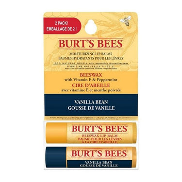 Beeswax Vanilla Lip Balm 2 Count (Case Of 6) by Burt's Bees