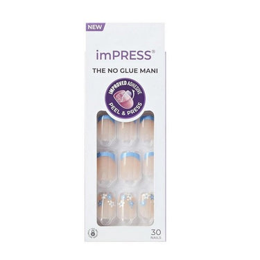 ImPress French Press On Nails Snooze Short Squoval 30 Count (Case Of 3) by KISS Products