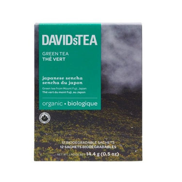 Japanese Sencha Green Tea Sachets 12 Count (Case Of 6) by DavidsTea