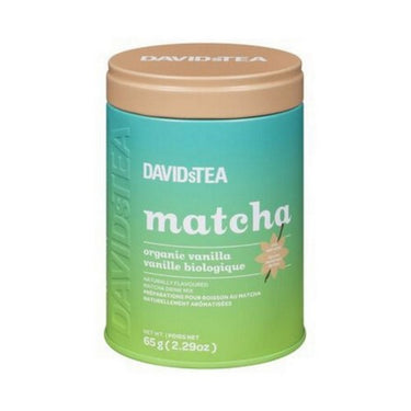 Organic Vanilla Matcha Tea Drink Mix 65 Grams (Case Of 6) by DavidsTea