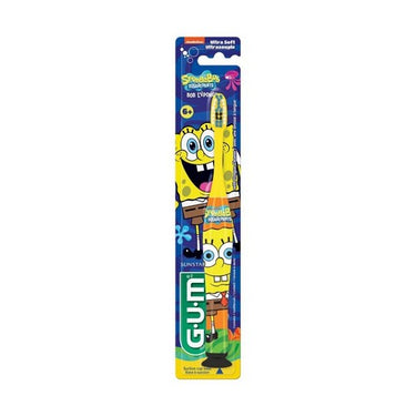 Sponge Bob Toothbrush Ultra Soft Bristles 1 Count by Sunstar Gum