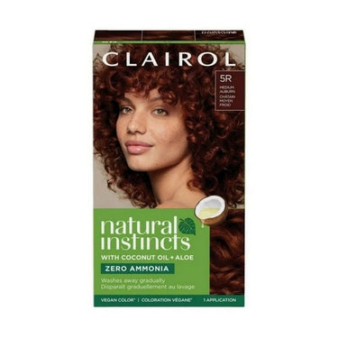 Natural Instincts Cinnaberry Medium Auburn 5R Hair Colour 1 Count by Clairol Nice N Easy