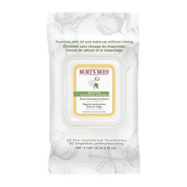 Facial Cleansing Towelettes Wipes 30 Count (Case Of 3) by Burt's Bees