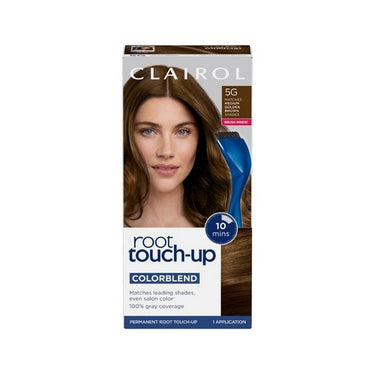 Root Touch Up Permanent Dye 5G Medium Golden Brown Hair Color 1 Count by Clairol Nice N Easy