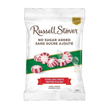 No Sugar Added Starlight Mints Hard Candy 150 Grams (Case Of 12) by Russell Stover