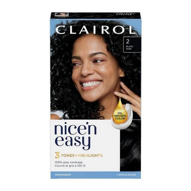 Root Touch Up Permanent Dye 2 Black Hair Color 1 Count by Clairol Nice N Easy