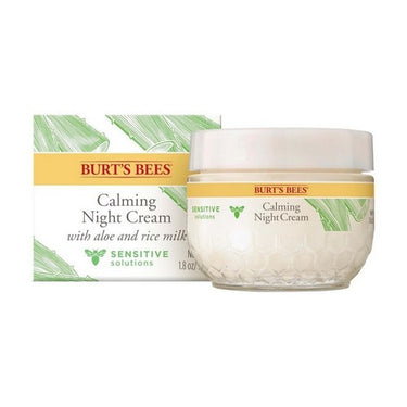 Burt's Bees, Night Sensitive Face Cream, 50 Grams (Case Of 3)