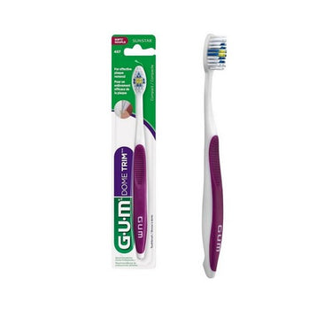 Sunstar Gum, Dome Trim Soft Compact Toothbrush, 1 Count