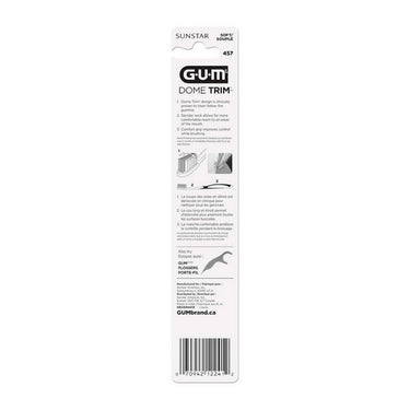 Sunstar Gum, Dome Trim Soft Compact Toothbrush, 1 Count