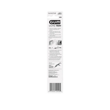 Sunstar Gum, Dome Trim Soft Toothbrush, 1 Count
