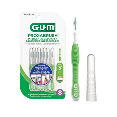 Sunstar Gum, Proxabrush Go Betweens Interdental Brushes, 8 Count