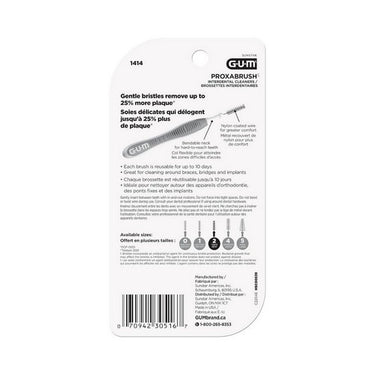 Sunstar Gum, Proxabrush Go Betweens Interdental Brushes, 8 Count