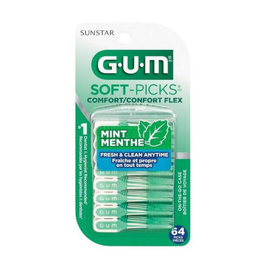 Soft Picks Comfort Flex Mint Flavoured 64 Count by Sunstar Gum