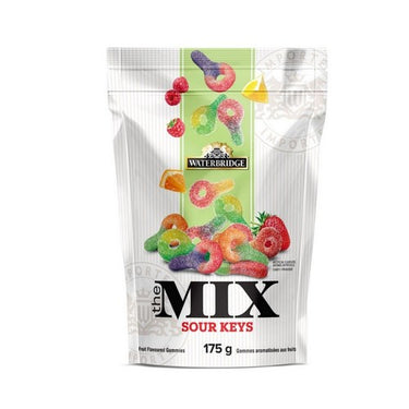 The Mix Sour Keys Gummy 175 Grams (Case Of 15) by Waterbridge