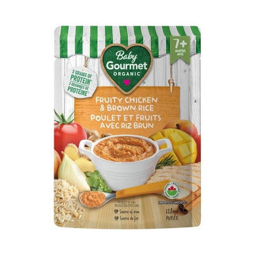 Baby Food Fruity Chicken And Brown Rice 128 Ml (Case Of 16) by Baby Gourmet