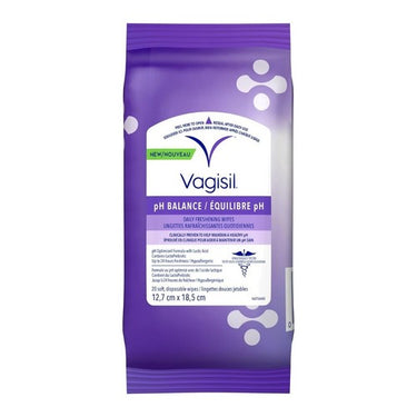 PH Balanced Feminine Vaginal Wipes 20 Count by Vagisil