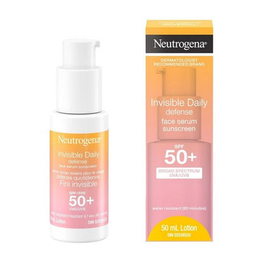 Invisible Daily Defense Face Serum Sunscreen SPF 50 Plus 50 Ml (Case Of 12) by Neutrogena