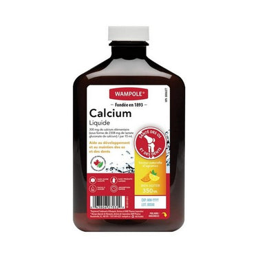 Wampole, Calcium Liquid Citrus, 300 Mg, 350 Ml